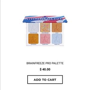 Jeffree Star Cosmetics Brainfreeze Pro Palette